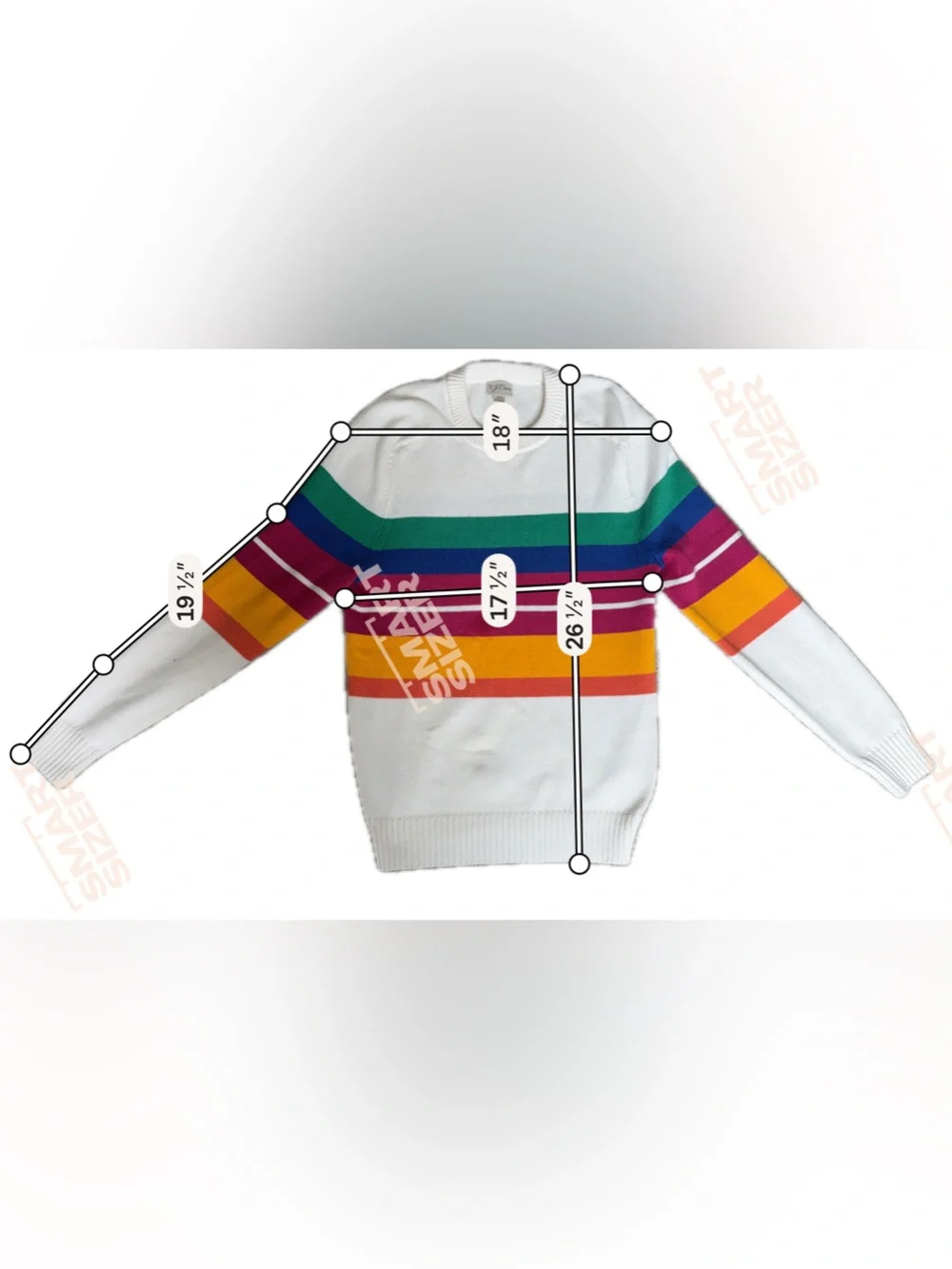 J.Crew - Men’s Heritage 100% Cotton Crew Neck Sweater in Stripe - Size X-Small